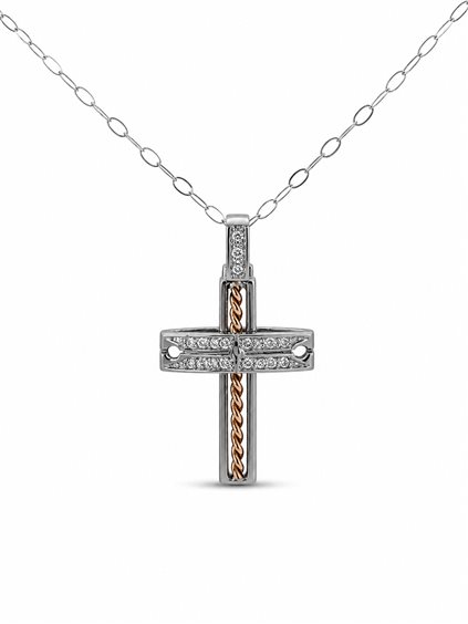 Pendente Cianfrone Gioielli Uomo in Oro Diamante 0.11 Ct PEOR-3-198 - PEOR-3-198